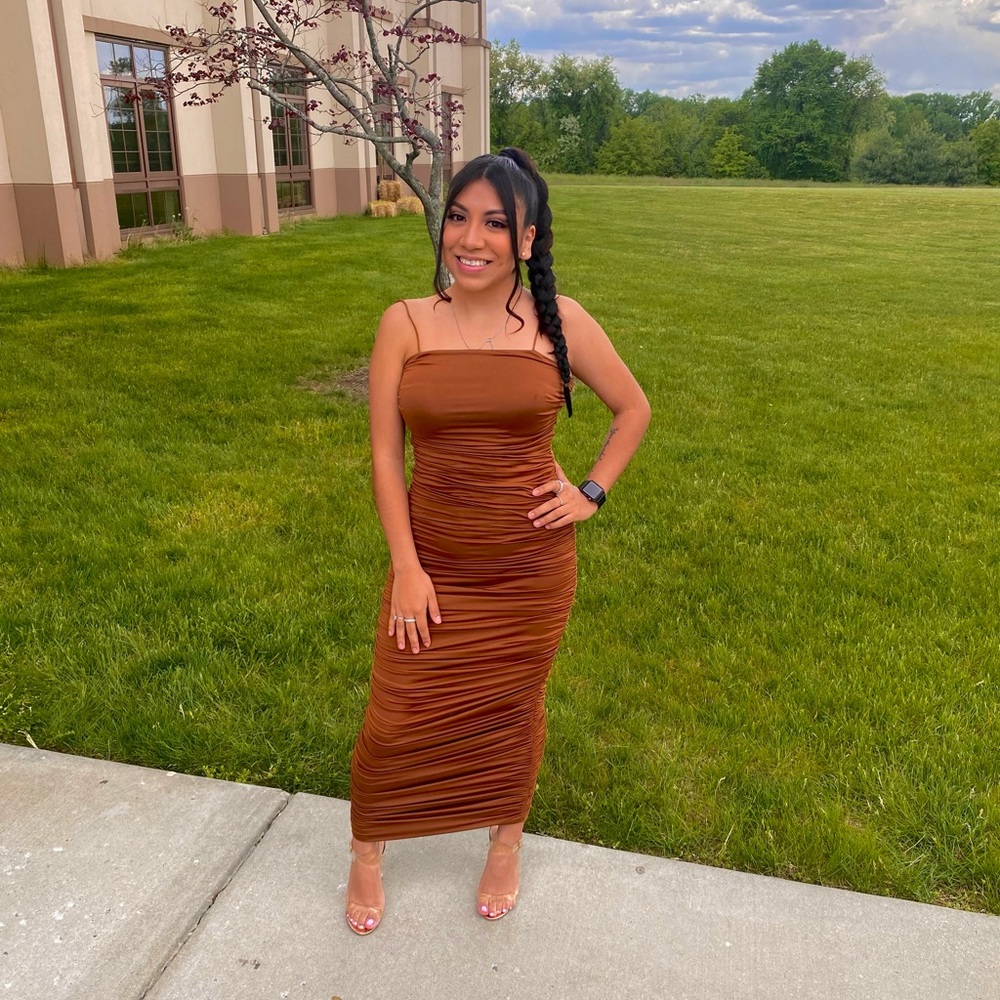 shein stretchy dress